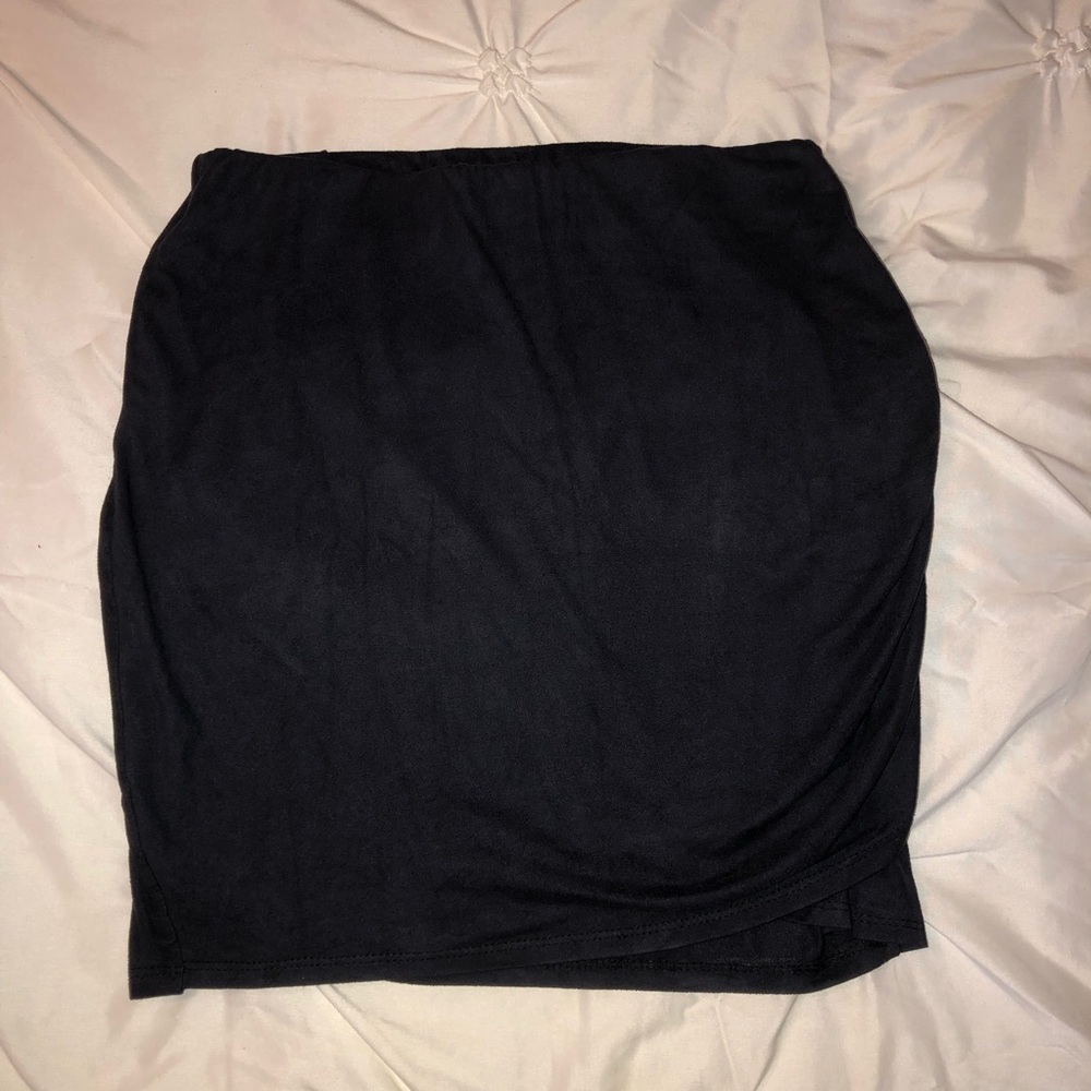 Velvet Mini Skirt